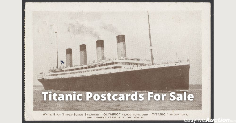 Titanic Postcards Up For Sale!